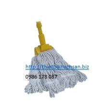 CÂY LAU NHÀ (CÁN 1.25M), STANDARD CLAMPING MOP WITH CLIP WITH STANDARD HANDLE(1.25m stick) C-201